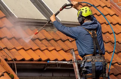 Démoussage et hydrofuge de toiture à Flize
